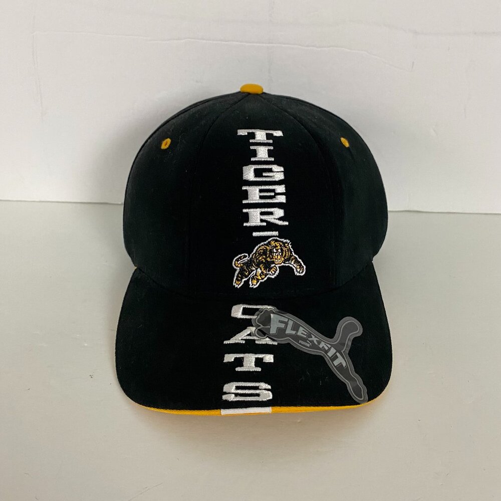 Vintage Hamilton Tiger Cats Hat CFL Football Black